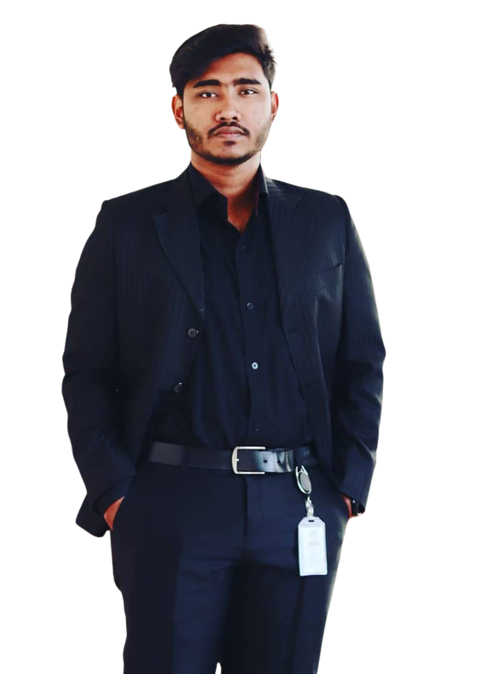 Sami Rahman, IT Project Leader, standing in a dark suit